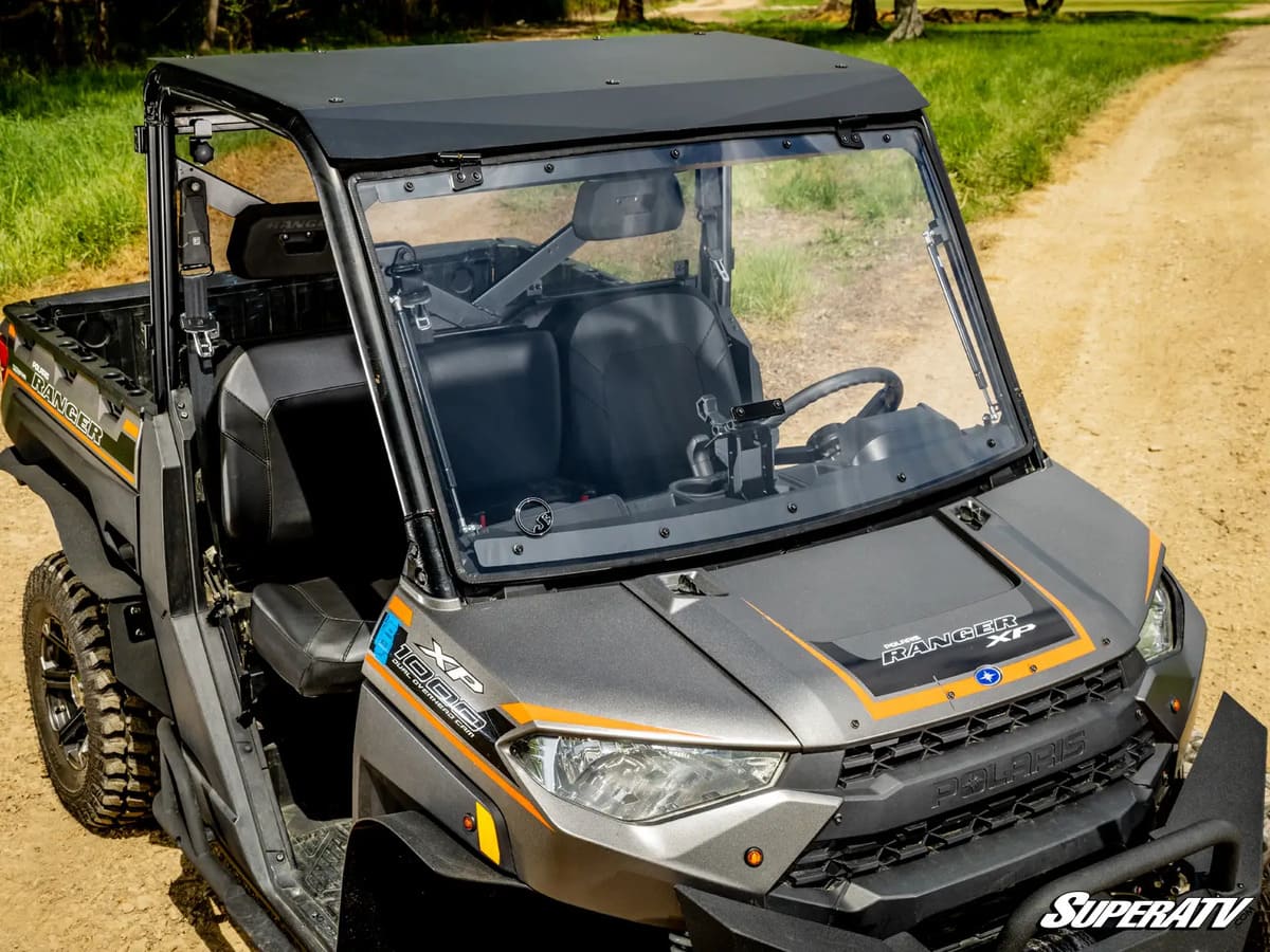 SuperATV Polaris Ranger XP 1000 Flip Windshield