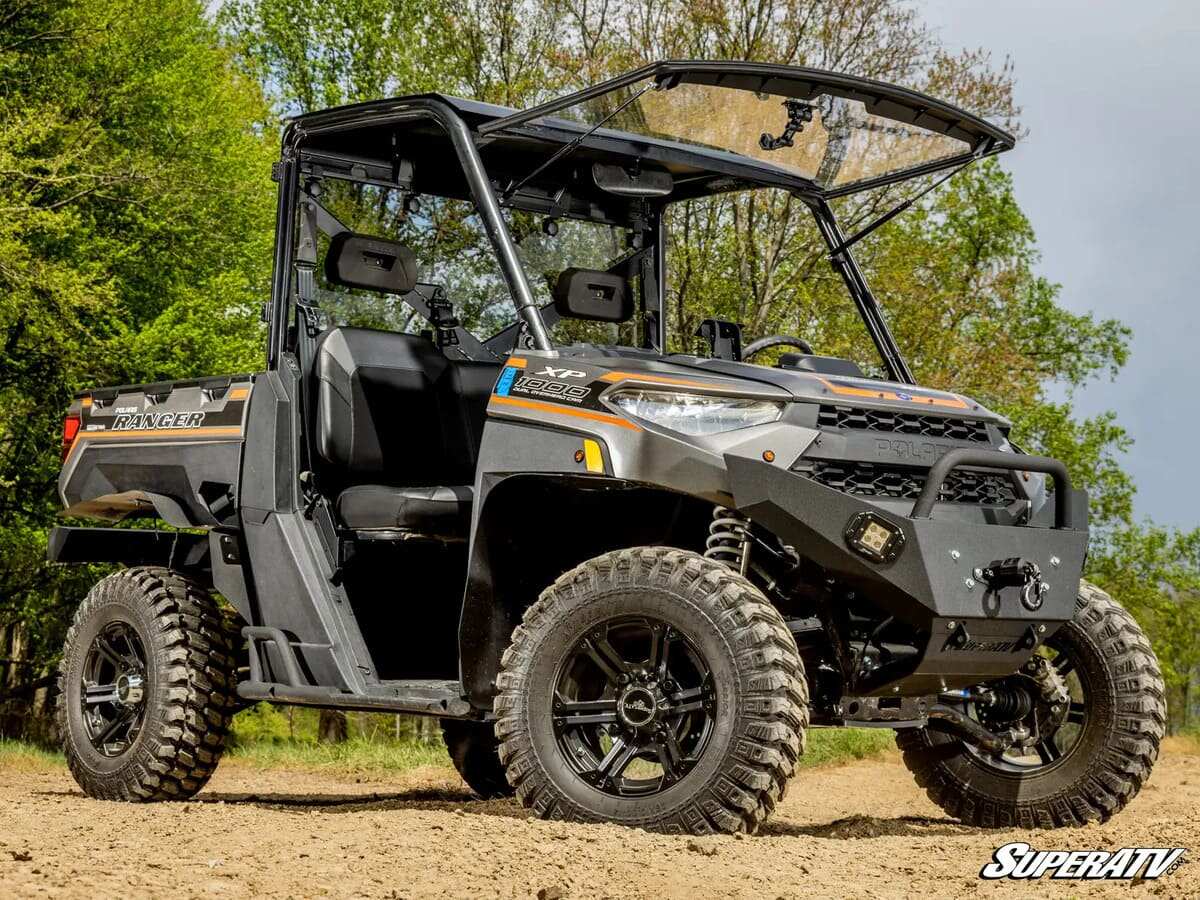 SuperATV Polaris Ranger XP 1000 Flip Windshield
