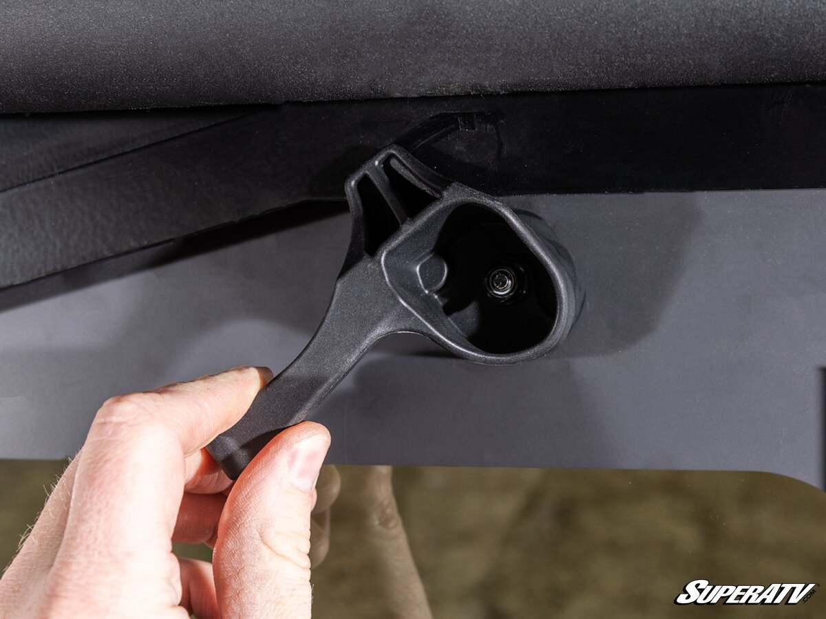 SuperATV Polaris Ranger XP 1000 Glass Sliding Rear Windshield