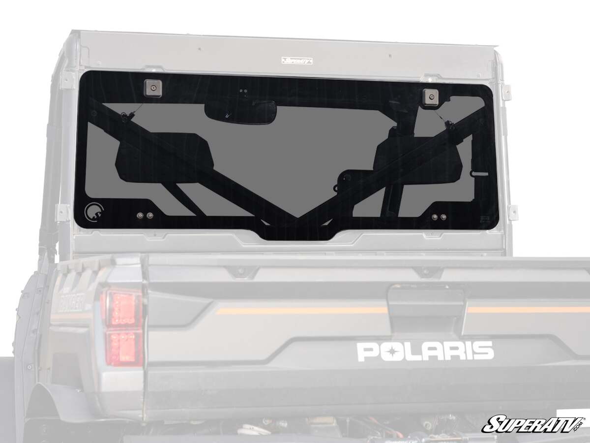 SuperATV Polaris Ranger XP 1000 Rear Glass Windshield