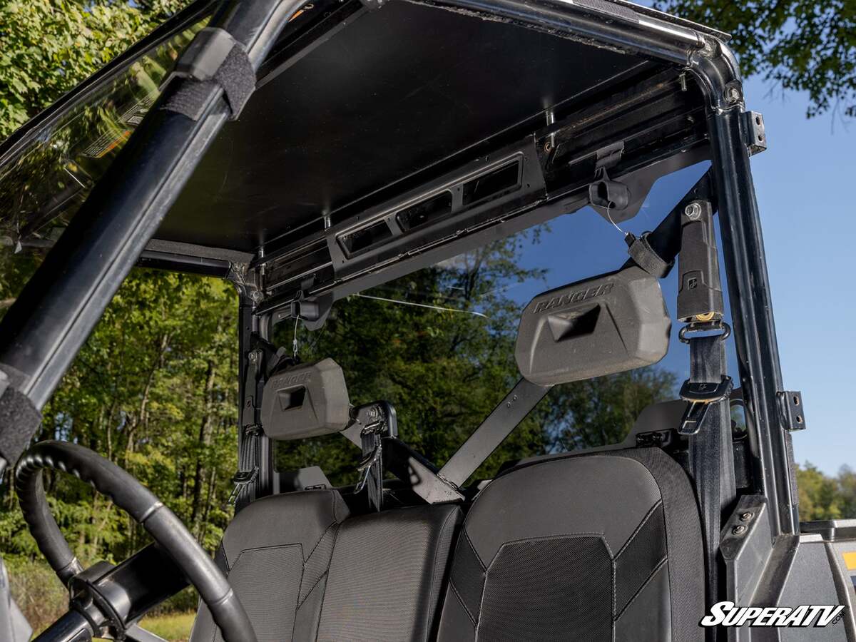 SuperATV Polaris Ranger XP 1000 Rear Glass Windshield