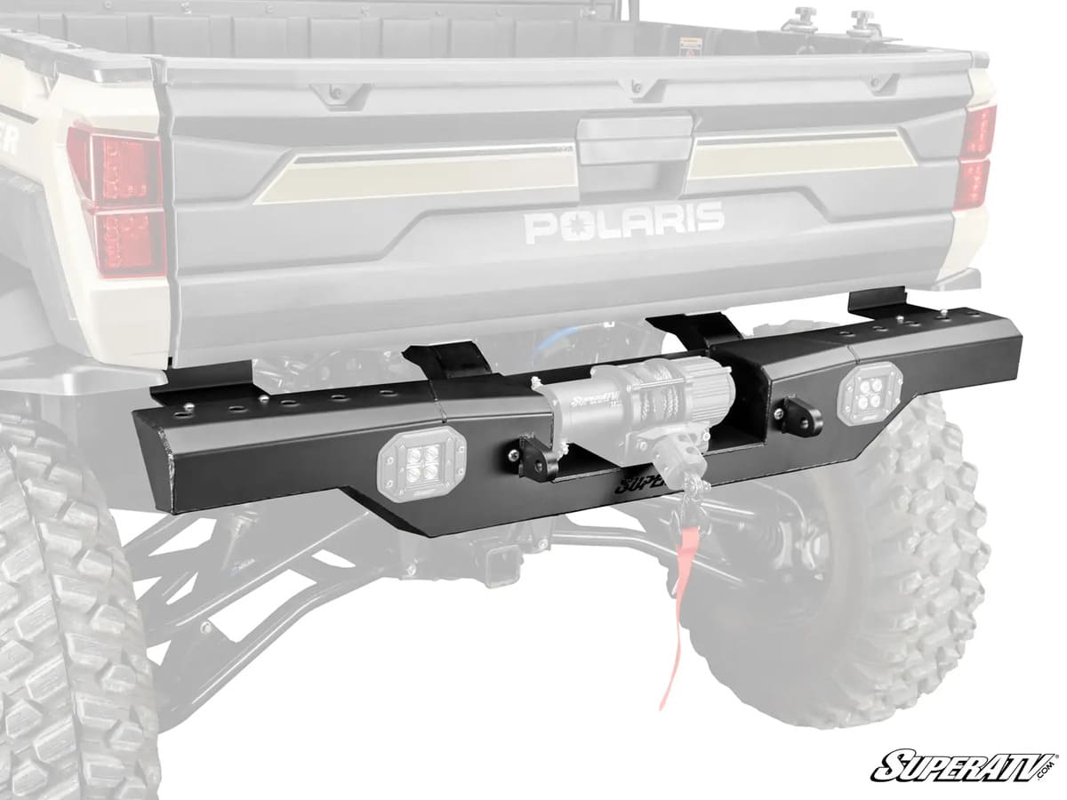 SuperATV Polaris Ranger XP 1000 Winch Ready Rear Bumper