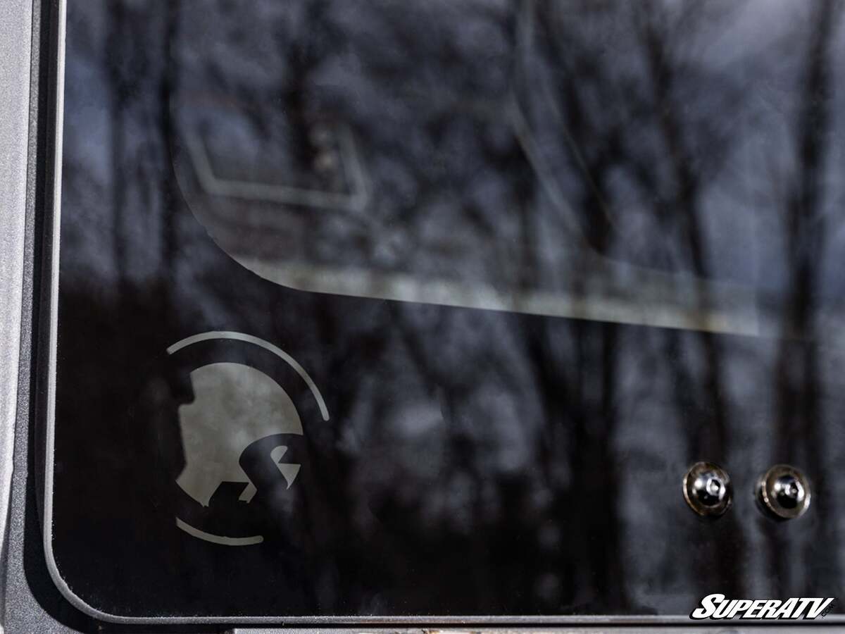SuperATV Polaris Ranger XP 900 Glass Sliding Rear Windshield