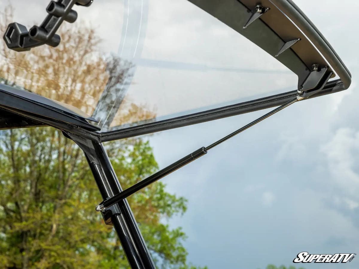 SuperATV Polaris Ranger XP Kinetic Scratch-Resistant Flip Windshield
