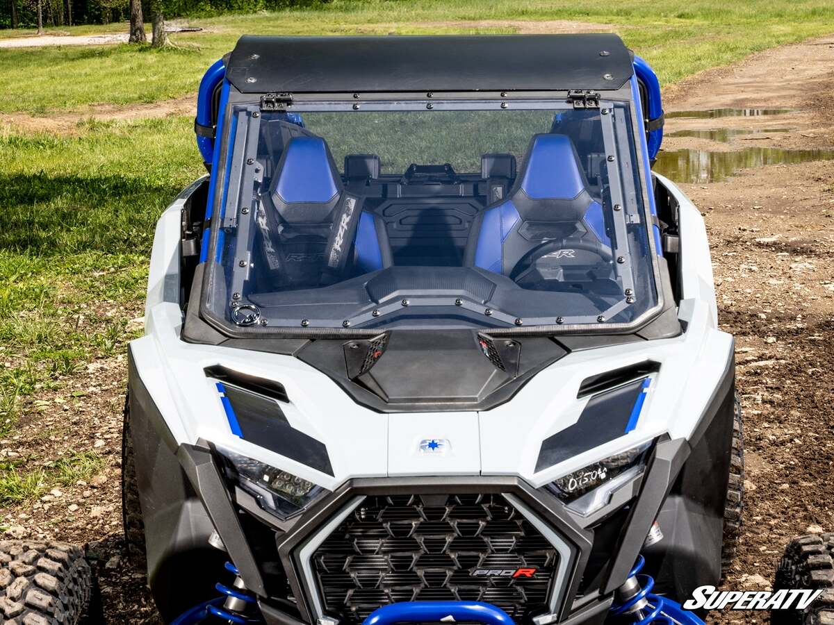 SuperATV Polaris RZR Pro R Max Drive Power Flip Windshield
