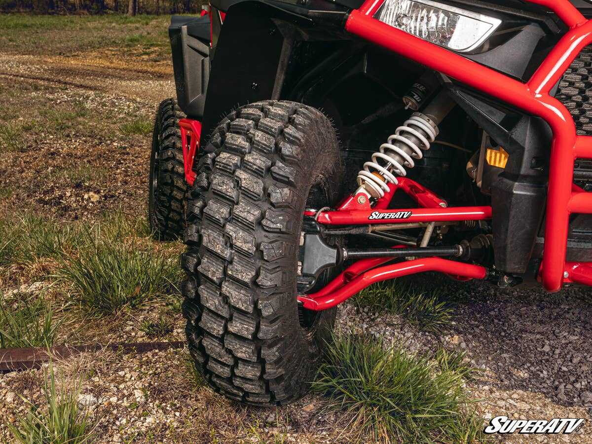 SuperATV Polaris RZR Trail S 1000 High Clearance 1.5” Forward Offset A-Arms