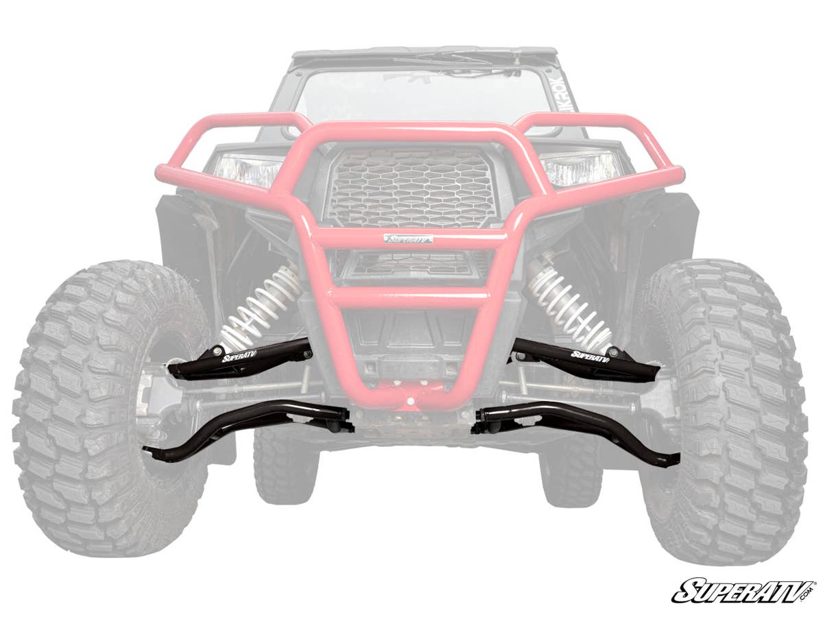 SuperATV Polaris RZR Trail S 1000 High Clearance 1.5” Forward Offset A-Arms