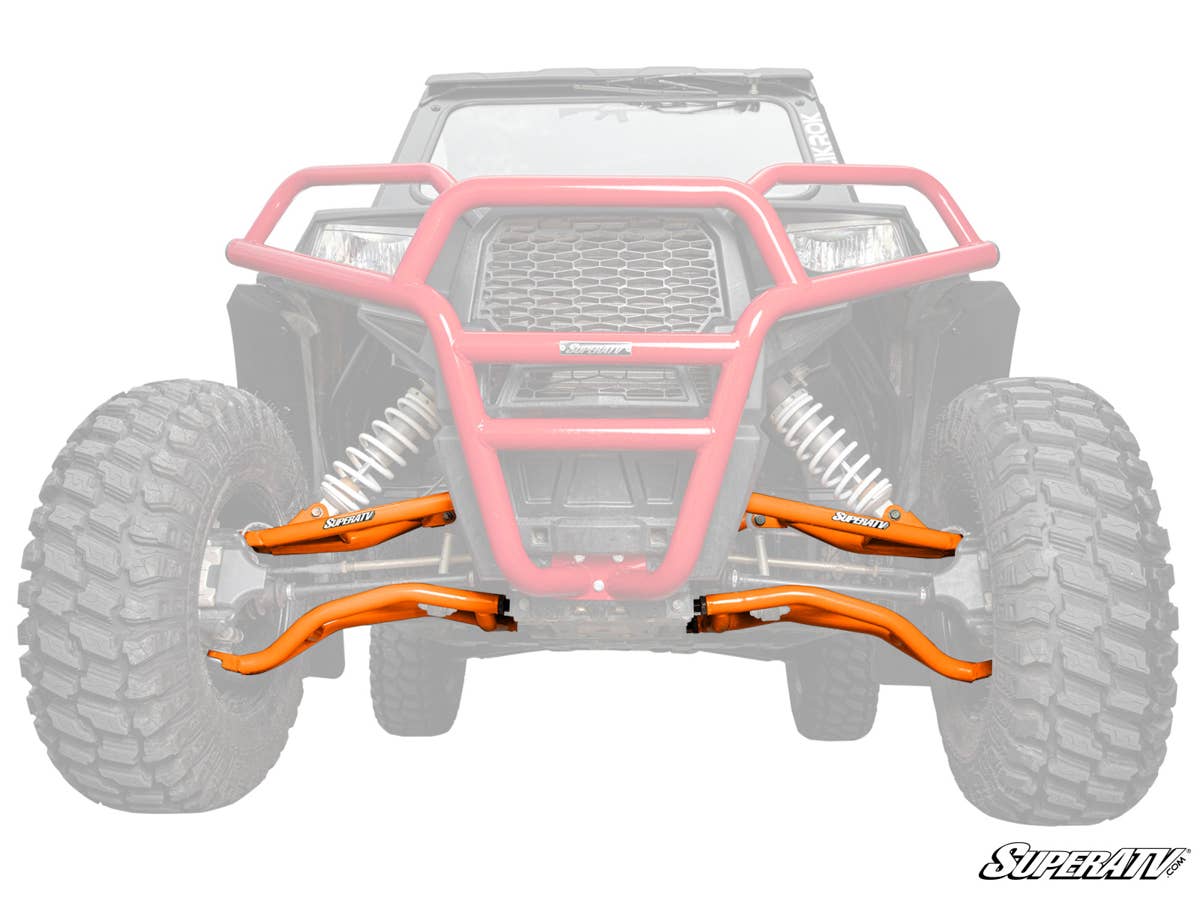 SuperATV Polaris RZR Trail S 1000 High Clearance 1.5” Forward Offset A-Arms