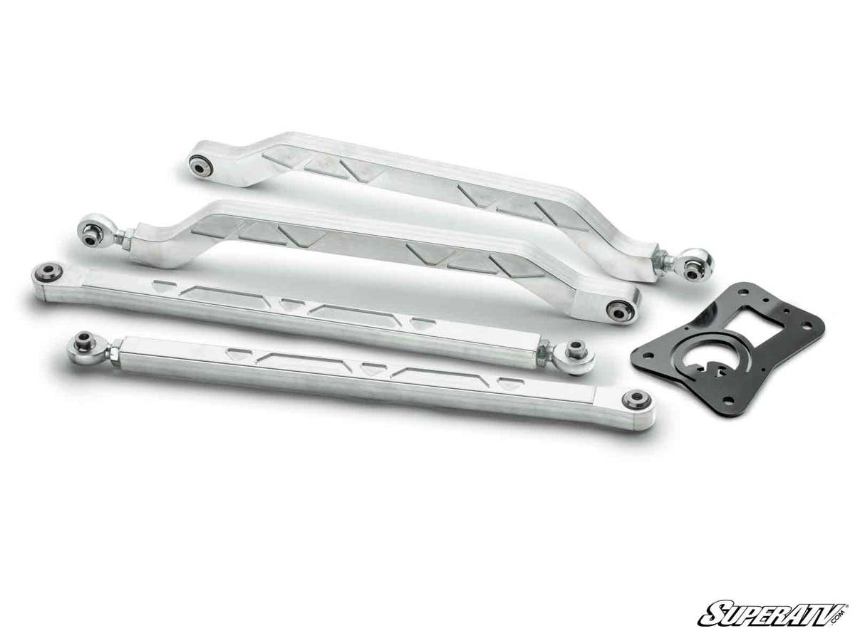 SuperATV Polaris RZR Turbo R High-Clearance Billet Radius Arms