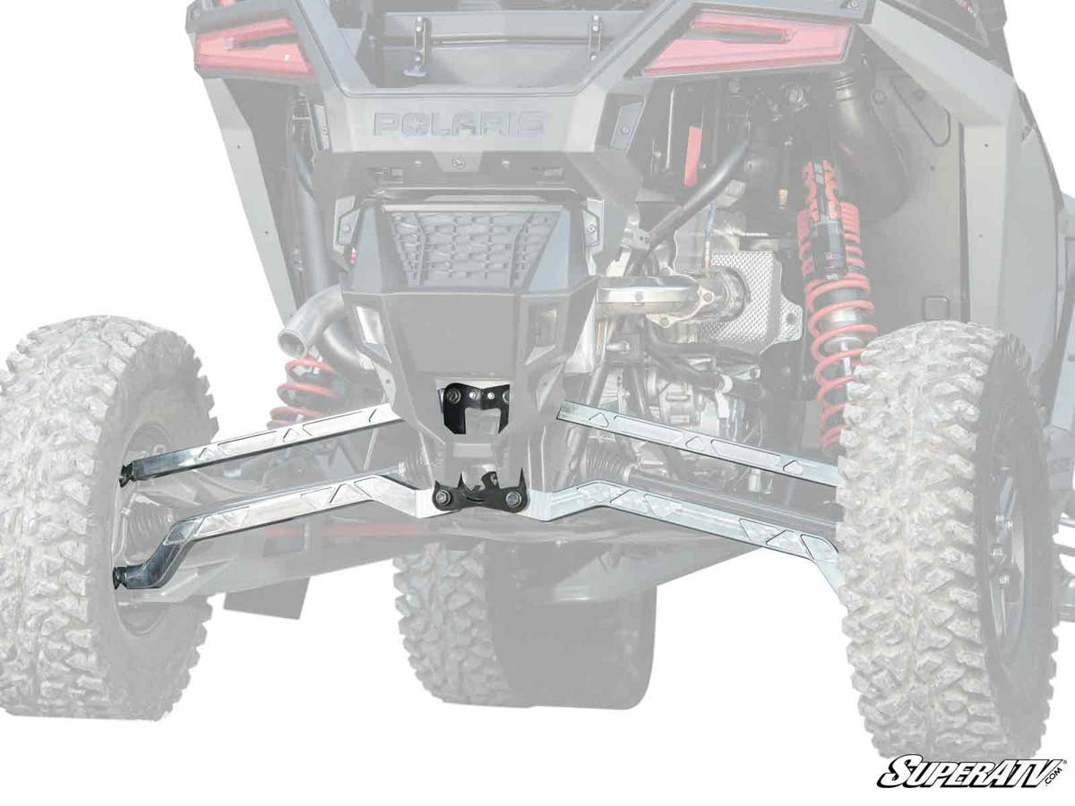 SuperATV Polaris RZR Turbo R High-Clearance Billet Radius Arms