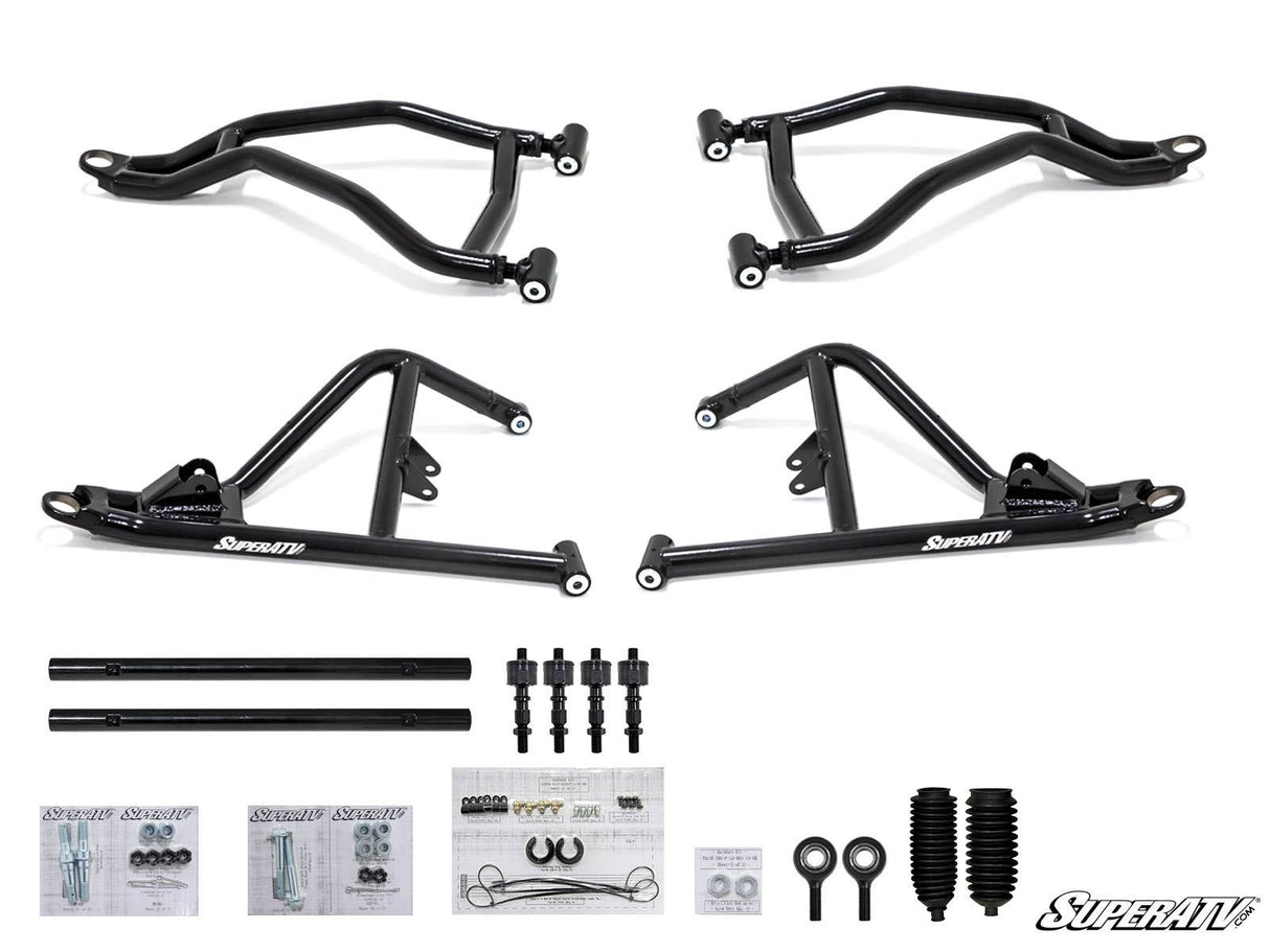 SuperATV Polaris RZR XP 1000 High Clearance 2" Forward Offset A-Arms