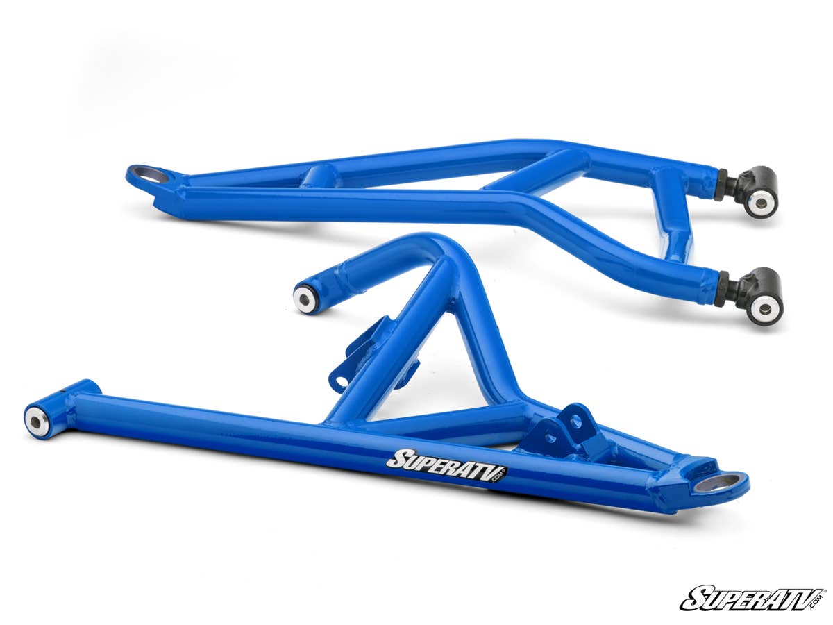 SuperATV Polaris RZR XP Turbo High Clearance 1.5” Forward Offset A-Arms