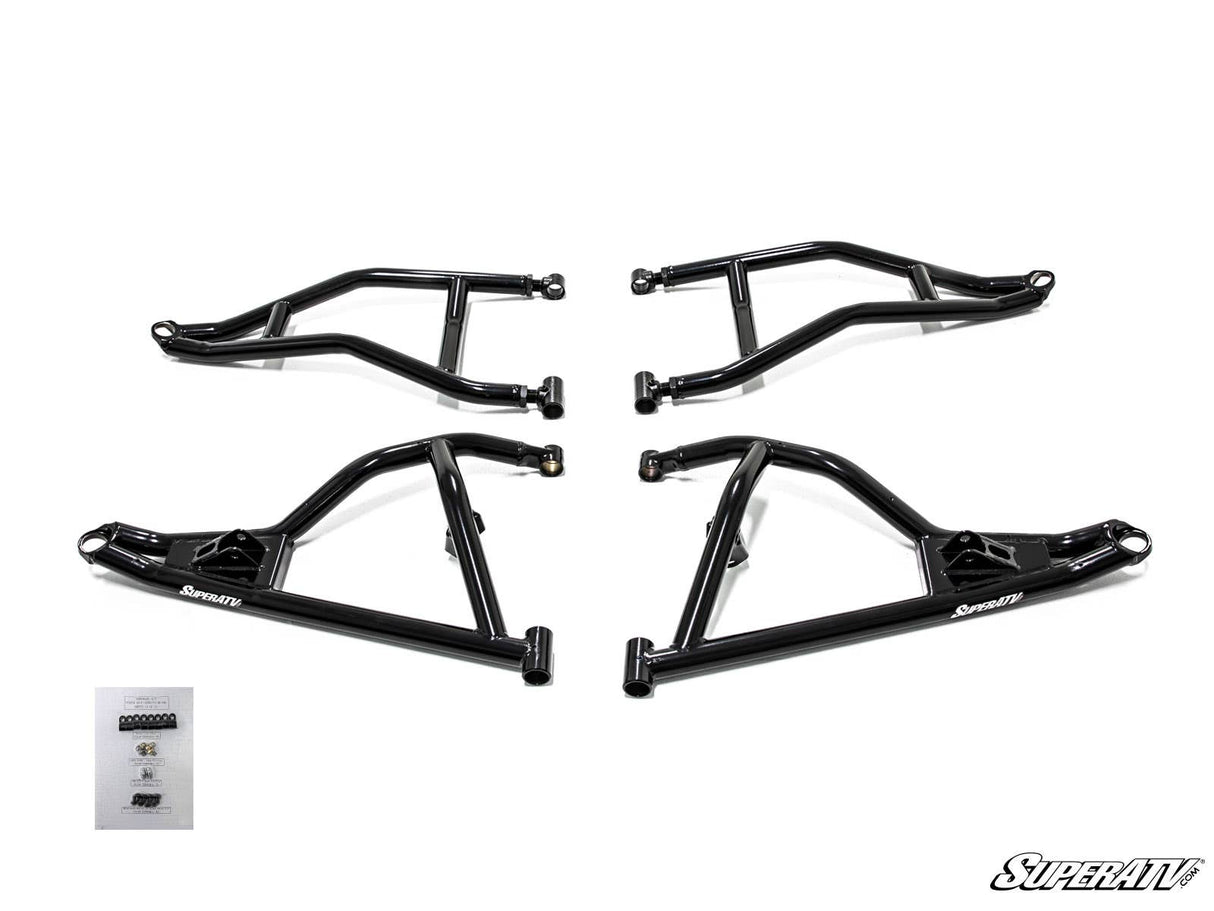 SuperATV Polaris RZR XP Turbo S High Clearance Front A-Arms