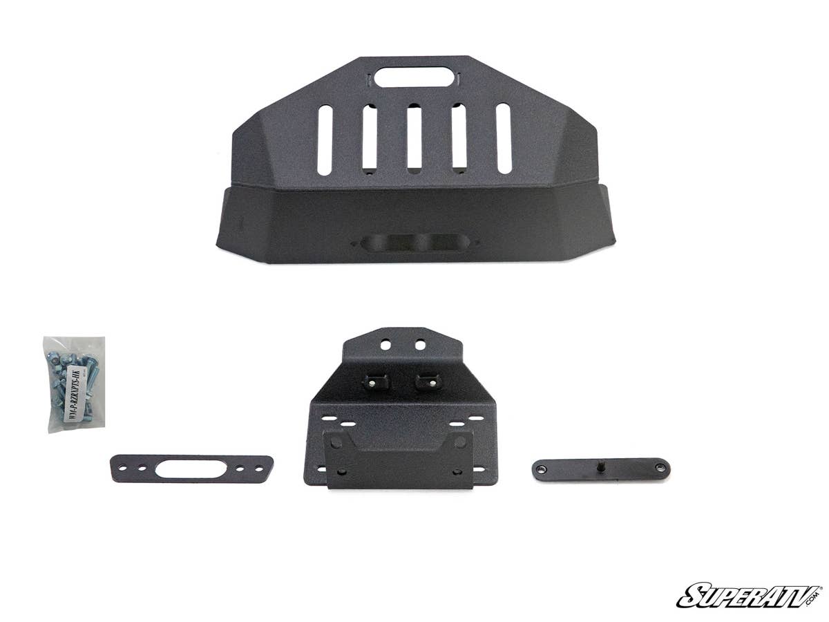 SuperATV Polaris RZR XP Turbo S Winch Mount