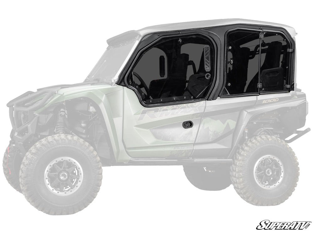 SuperATV Yamaha Wolverine RMAX 4 1000 Hard Cab Enclosure Upper Doors