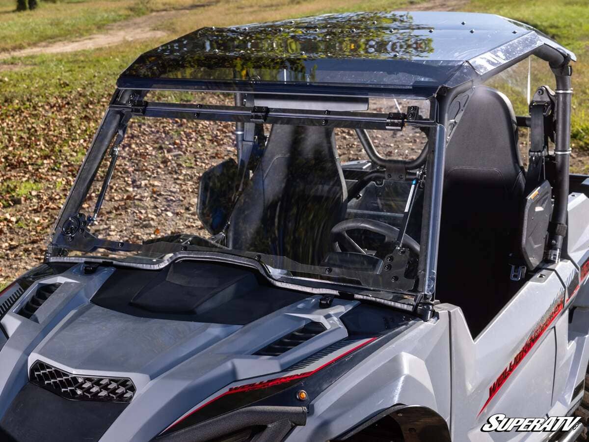 SuperATV Yamaha Wolverine X2 Scratch Resistant Flip Windshield