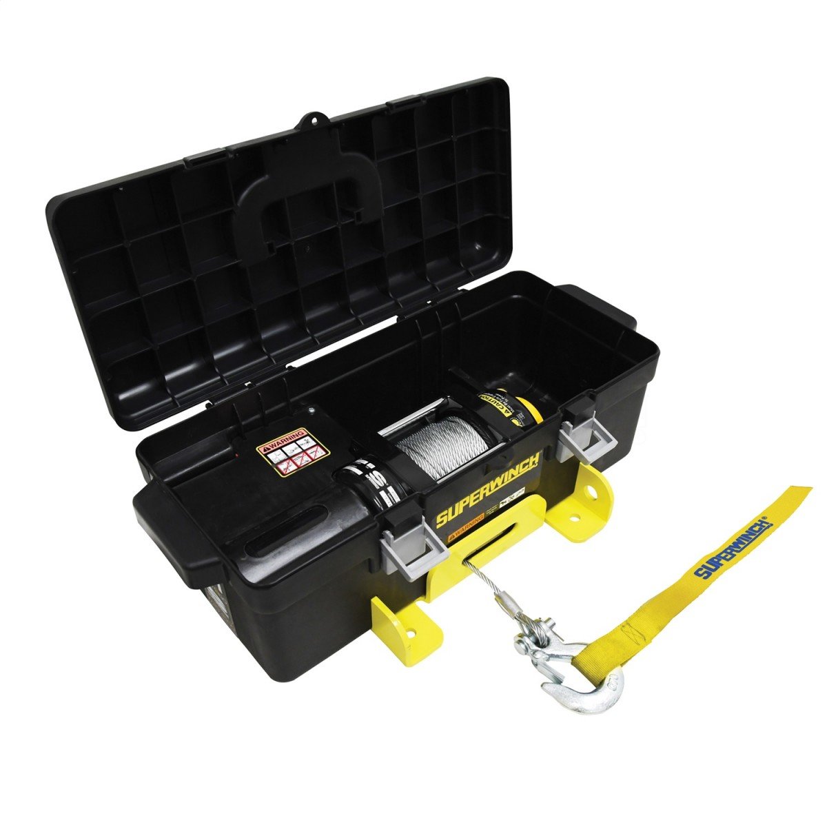 Superwinch 4000 LBS 12V DC 3/16in x 50ft Steel Rope Winch2Go Wire Rope Winch