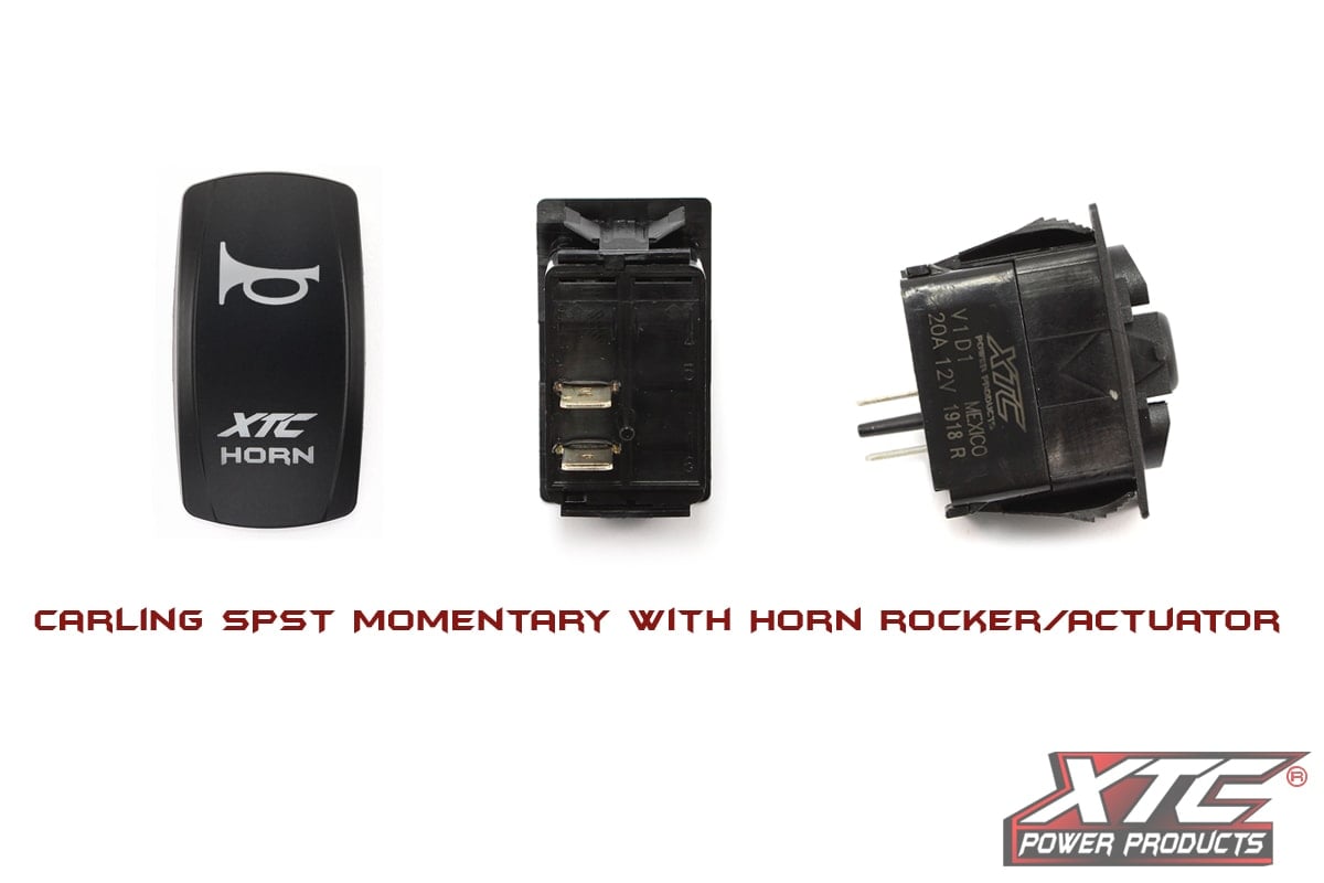 XTC Horn Momentary Rocker Switch