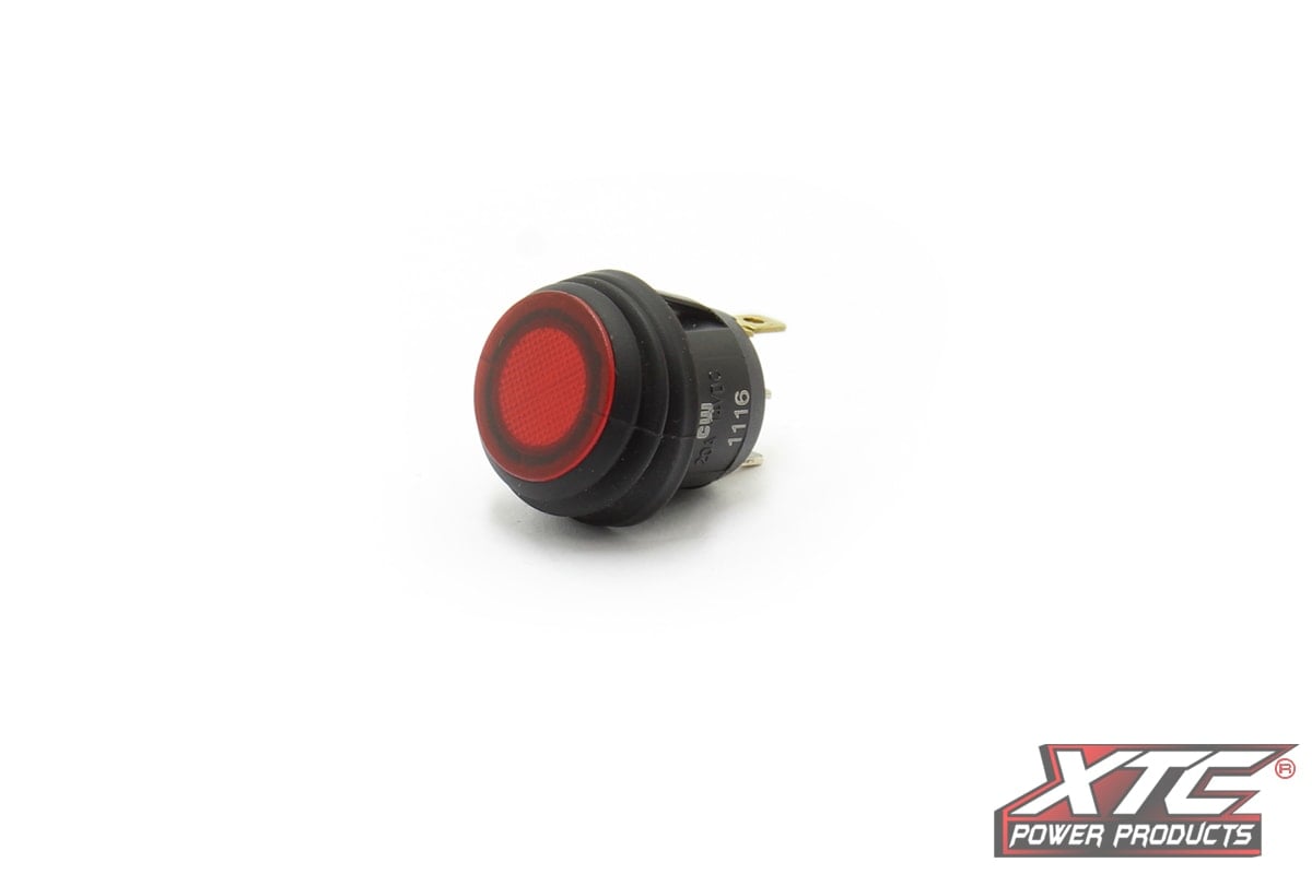 XTC ON-OFF SPST Cherry Rocker Switch