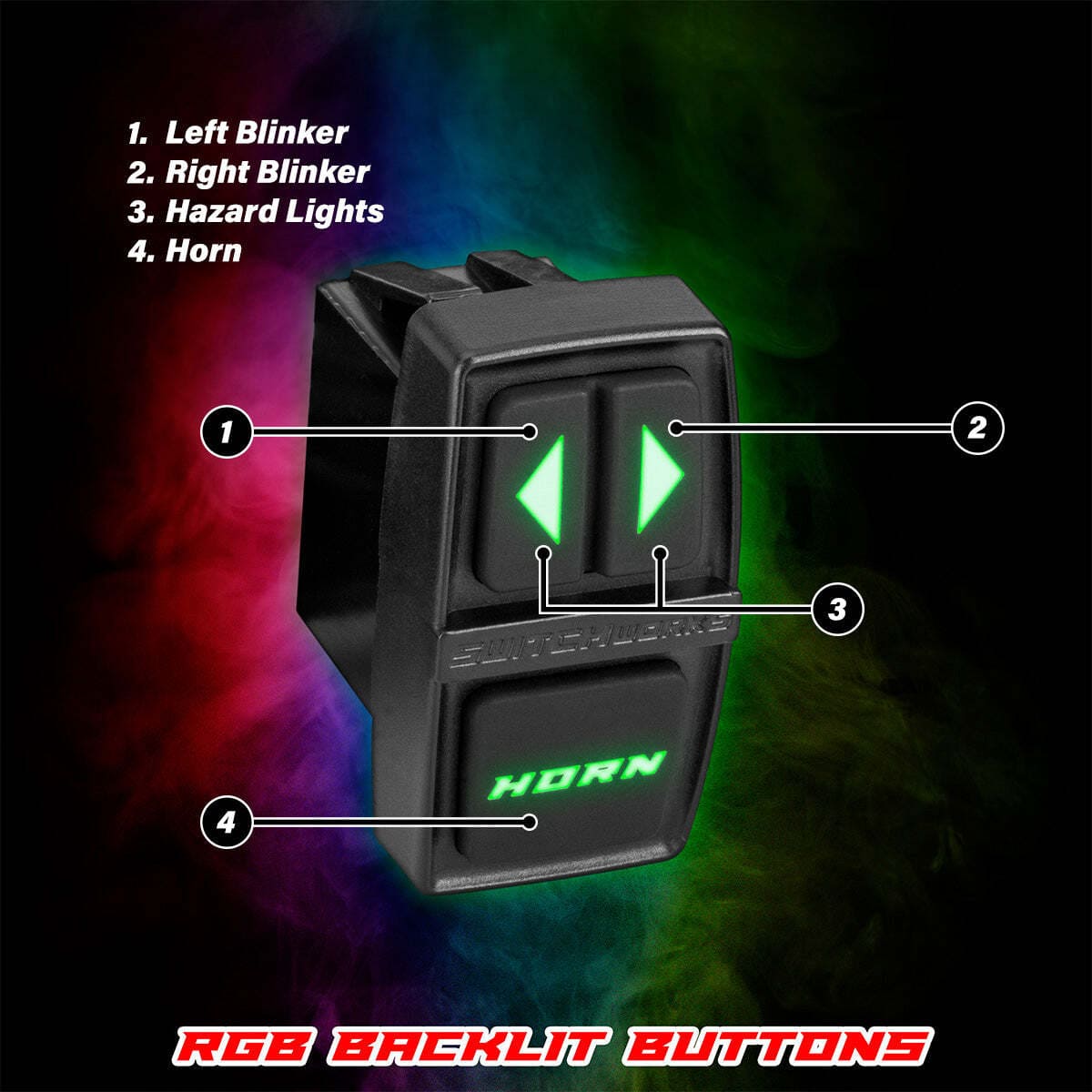 Switch Works Tango2 Vehicle Specific Turn-Signal Kit with All-In-One Controller & Taillight Integration