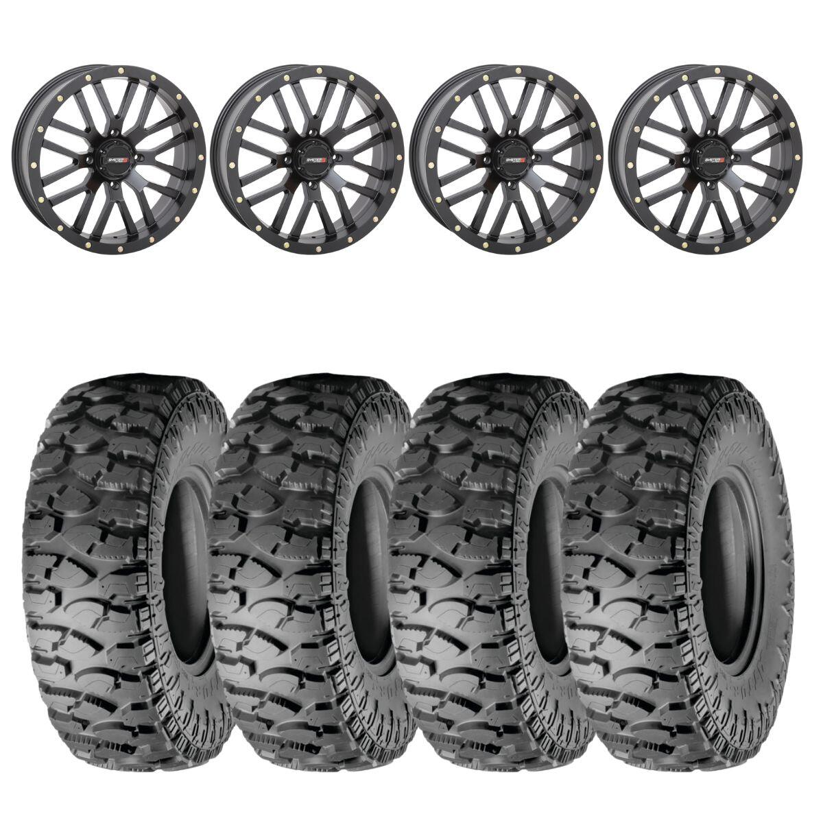 System 3 Black ST-3 & Atturo Trail Blade Boss Wheel & Tire Kit