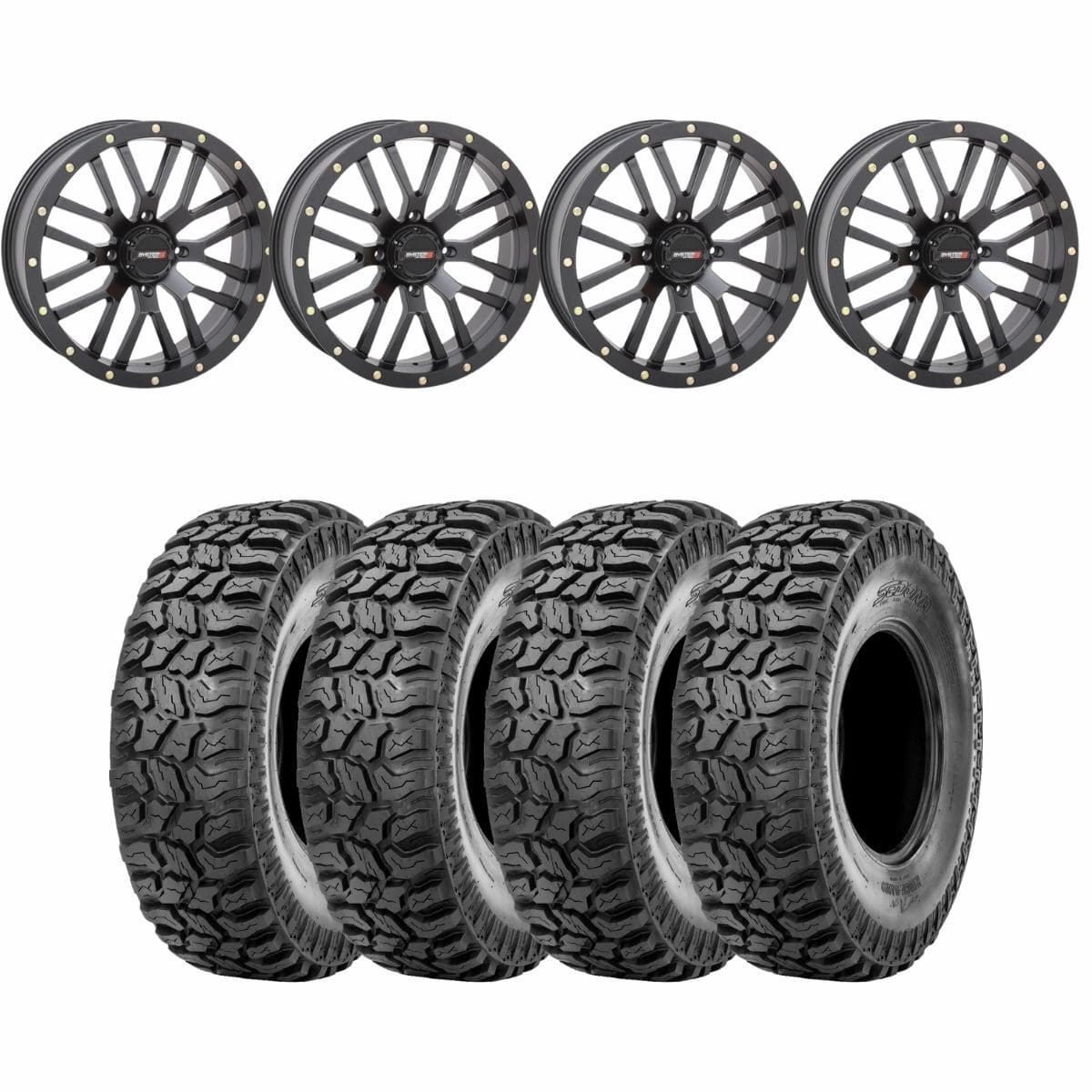 System 3 Black ST-3 & Sedona Ridge Saw Wheel & Tire Kit