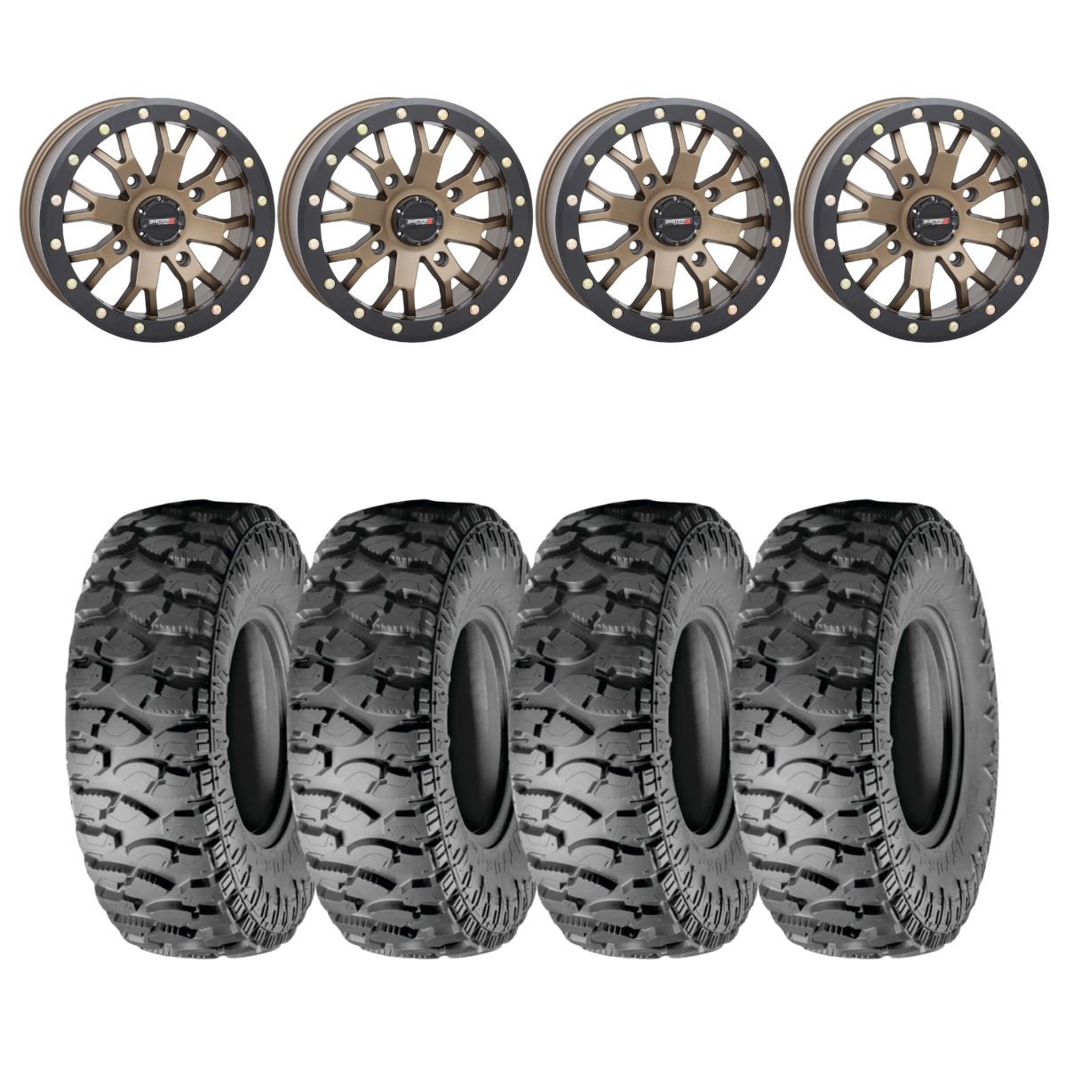 System 3 Bronze SB-4 Beadlock & Atturo Trail Blade Boss Wheel & Tire Kit