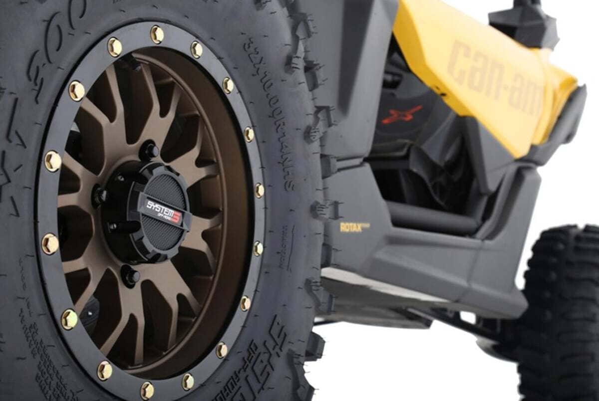 System 3 Bronze SB-4 Beadlock & Sedona Trail Saw Wheel & Tire Kit