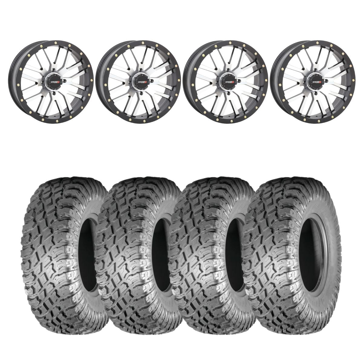 System 3 Machined ST-3 & Atturo Trail Blade X/T Wheel & Tire Kit