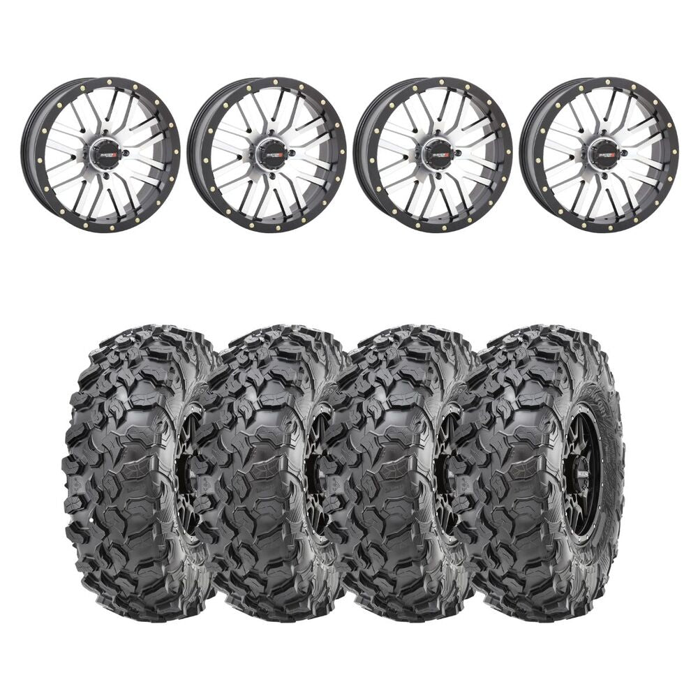 System 3 Machined ST-3 & Maxxis Radial Carnivore Wheel & Tire Kit