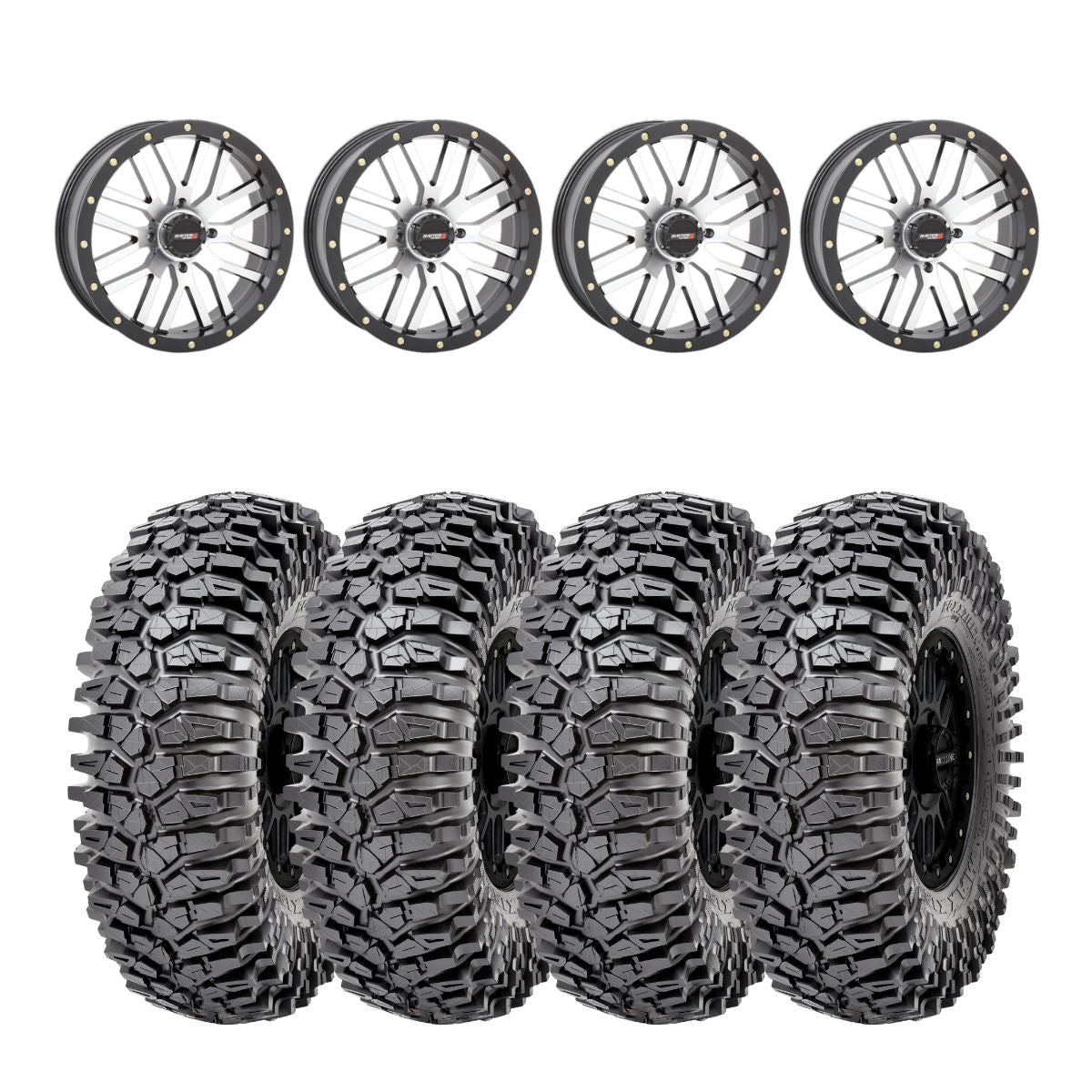 System 3 Machined ST-3 & Maxxis Radial Roxxzilla Wheel & Tire Kit