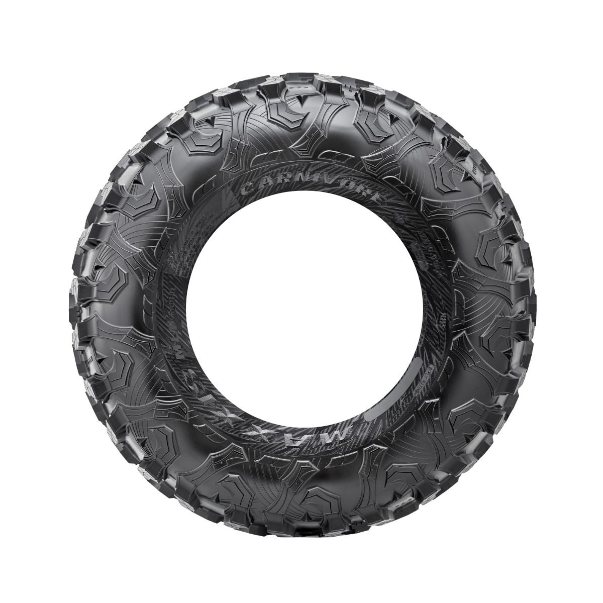 System 3 Matte Black SB-7 Beadlock & Maxxis Radial Carnivore Wheel & Tire Kit