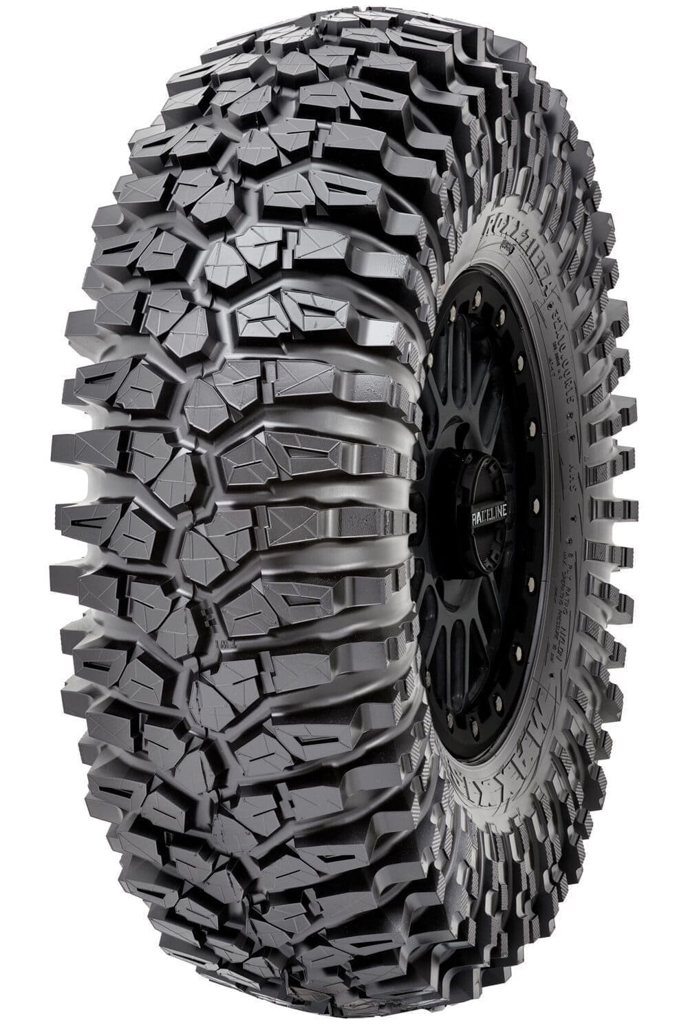 System 3 Matte Black SB-7 Beadlock & Maxxis Radial Roxxzilla Wheel & Tire Kit