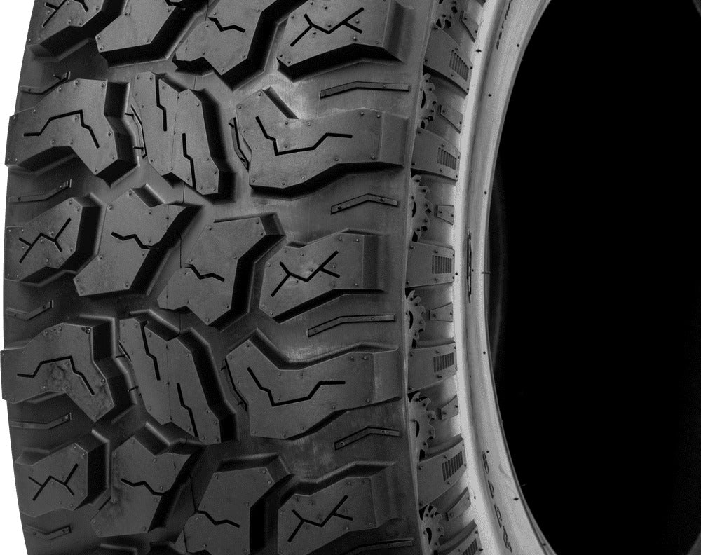 System 3 Matte Black SB-7 Beadlock & Sedona Ridge Saw Wheel & Tire Kit