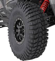 System 3 Matte Black SB-8 Beadlock 6-Lug & System 3 Radial XCR350 UTV Wheel & Tire Kit