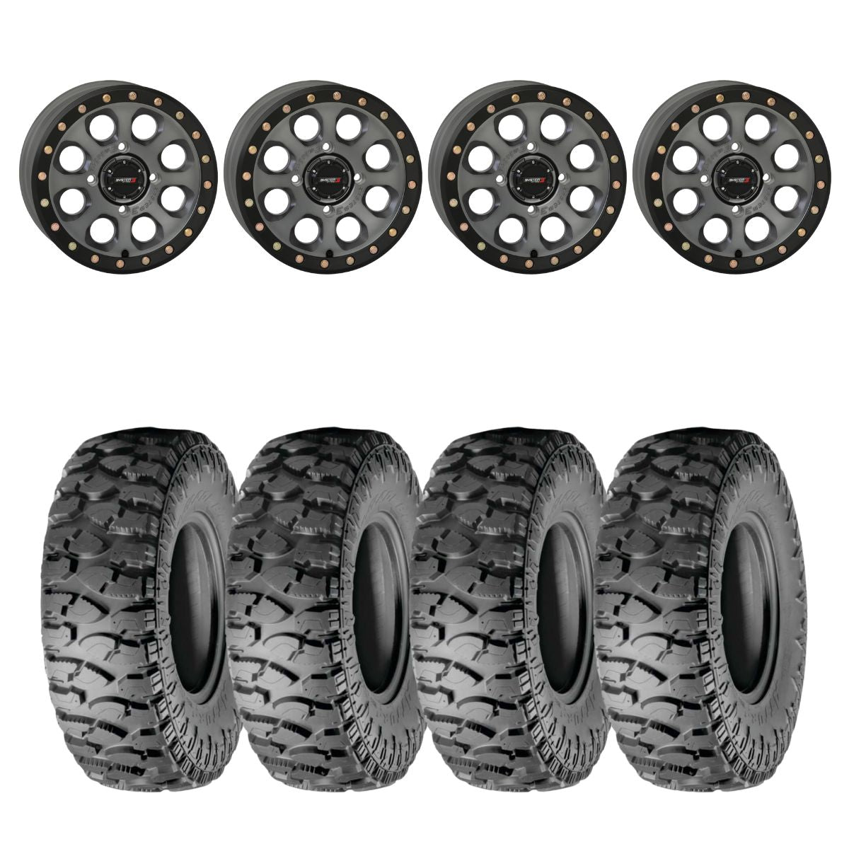 System 3 Titanium SB-7 Beadlock & Atturo Trail Blade Boss Wheel & Tire Kit
