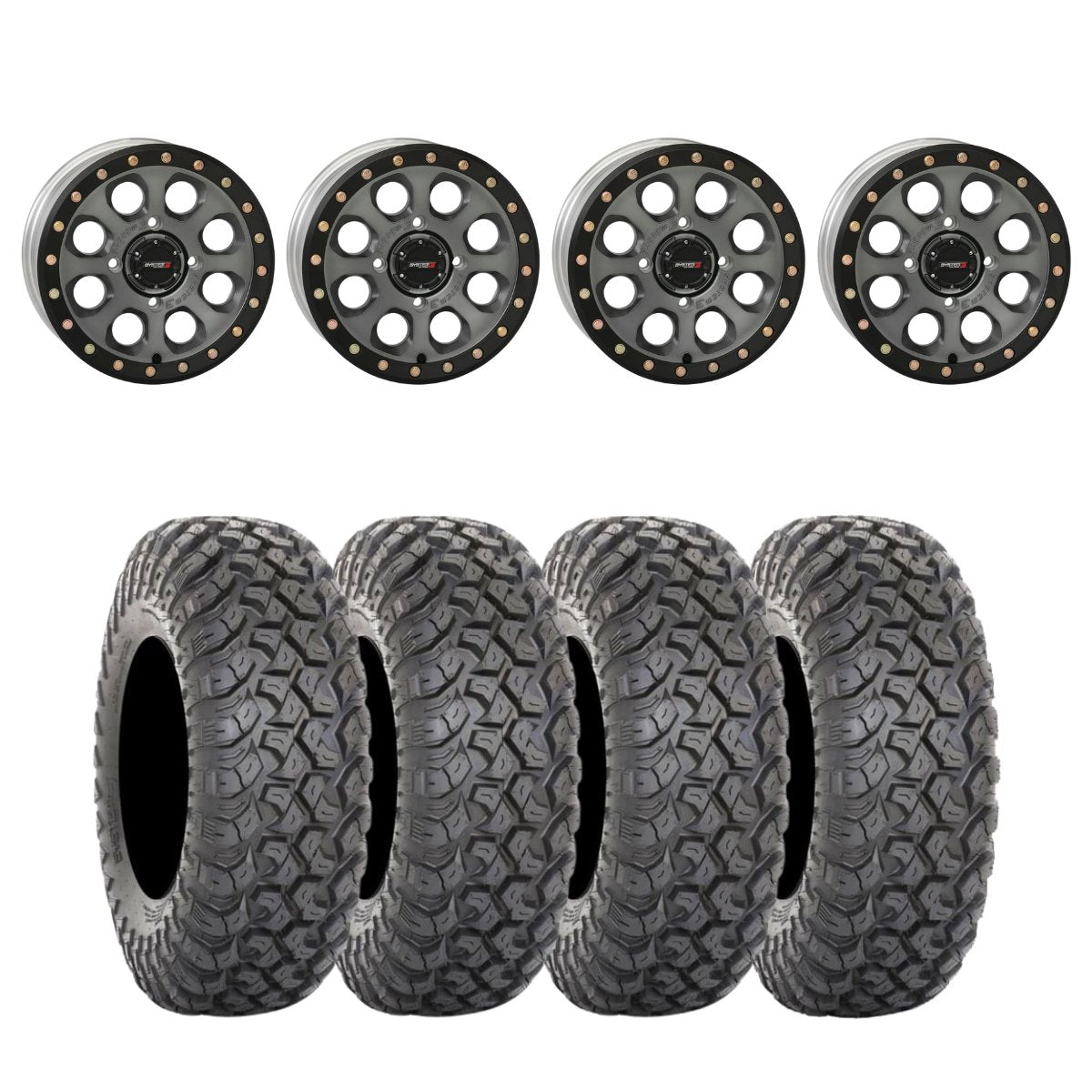 System 3 Titanium SB-7 Beadlock & System 3 Radial RT320 Wheel & Tire Kit