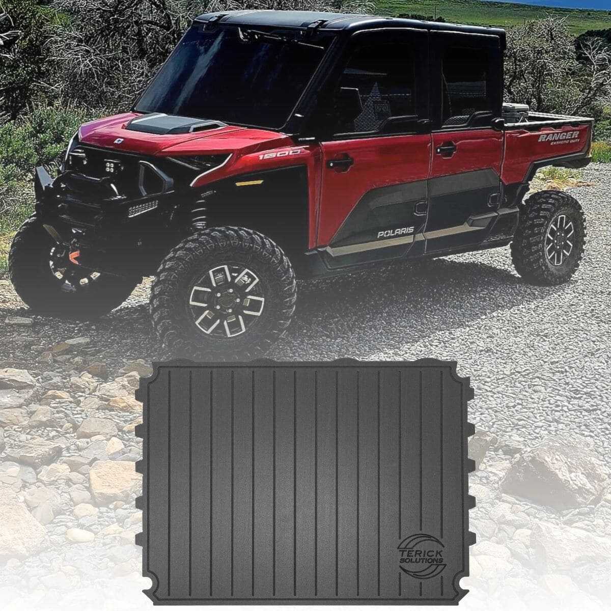 Terick Solutions Polaris Ranger XD 1500 Rubber Floor Mats