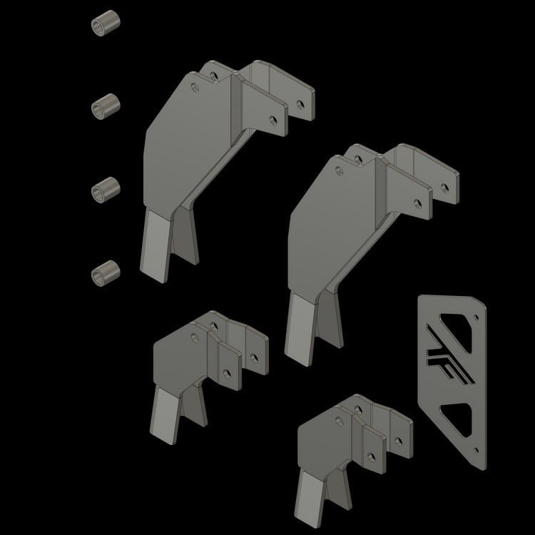 Thumper Fab Can-Am Defender 3" Cab / 65' Models Bracket Lift Kit