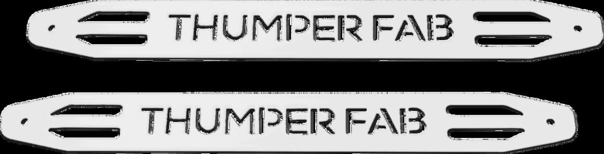 Thumper Fab 800SX Nerf Rails 3-Seat Accent Panel Set