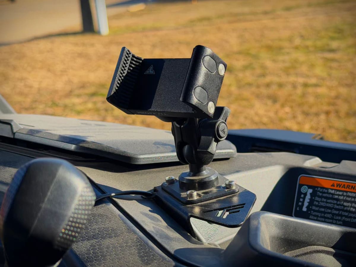 Thumper Fab Can-Am Defender HD11 Driver Side Phone Dash Mount