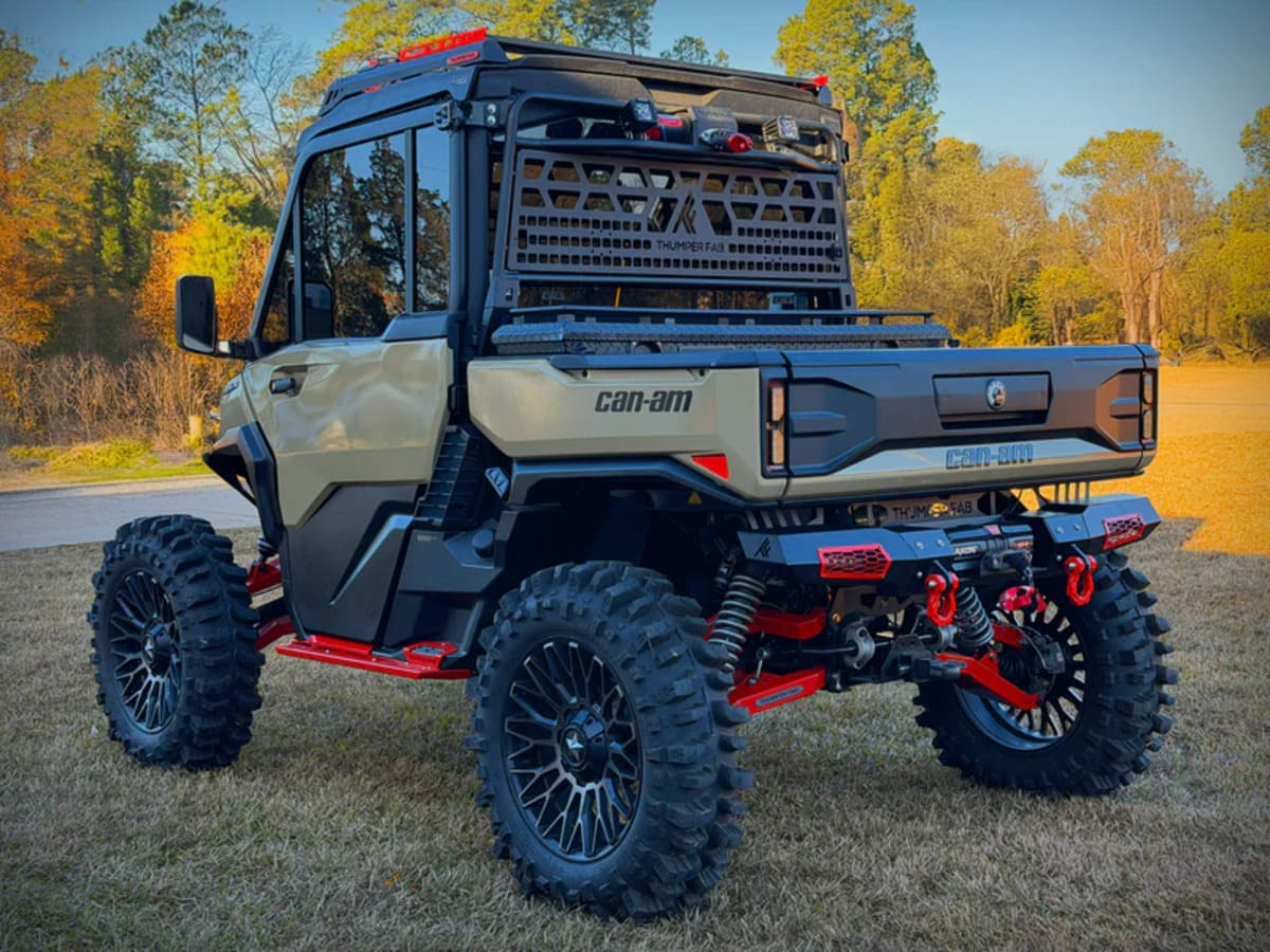 Thumper Fab Can-Am Defender HD11 Elite Single Cab Nerf Rails