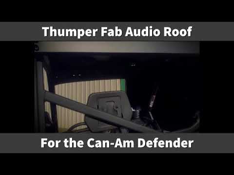 Thumper Fab Can-Am Defender Level 2 Audio Roof
