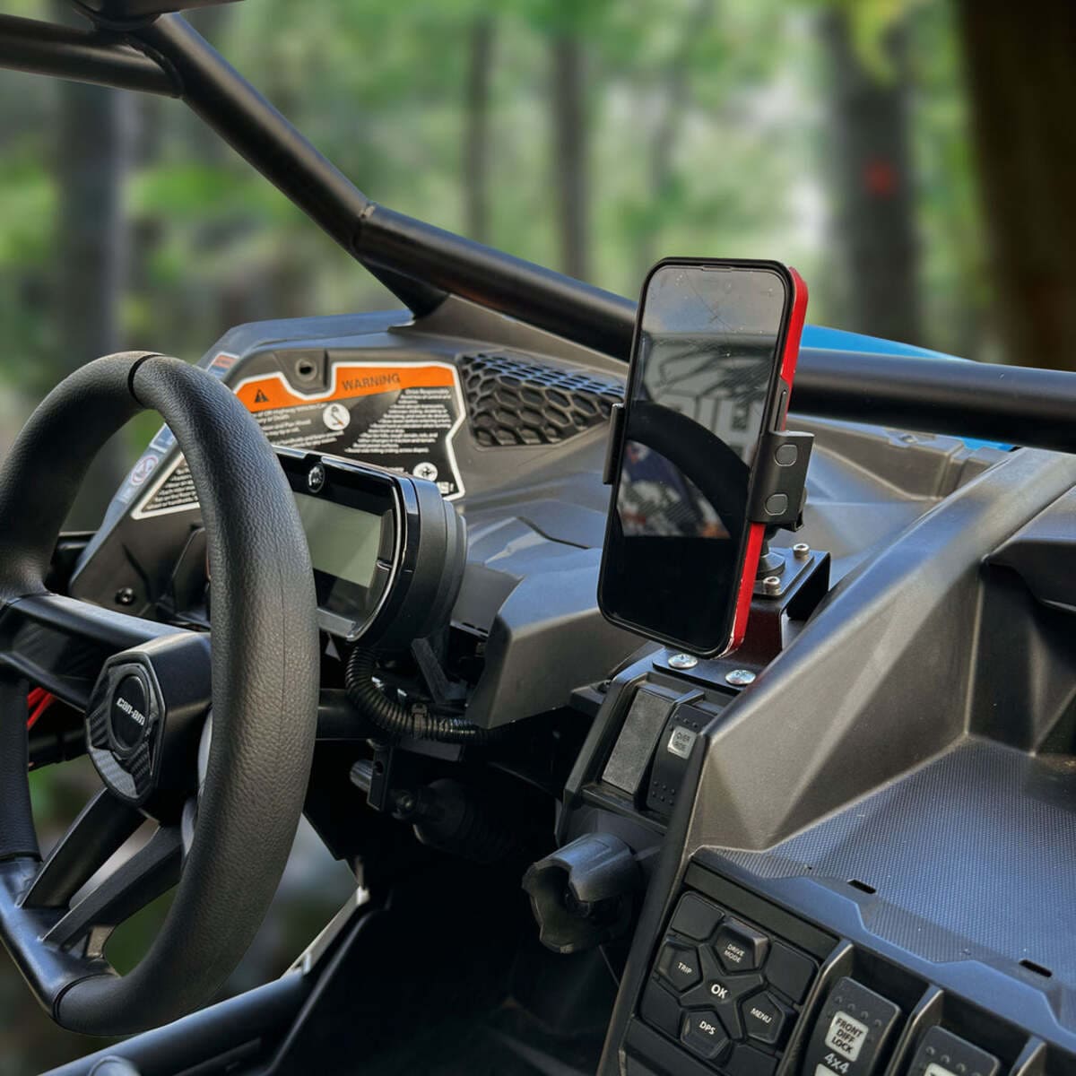 Thumper Fab Can-Am Maverick X3 Phone Dash Mount - Driver