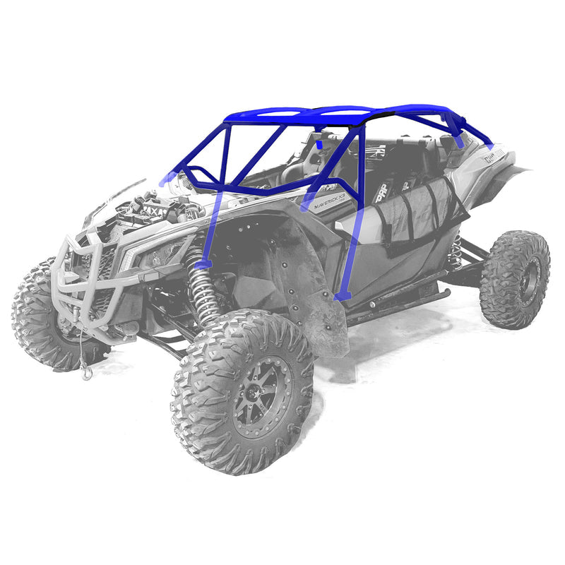 Thumper Fab Can-Am Maverick X3 Race Cage w/ Integrated Rear Bumper - 2 seat