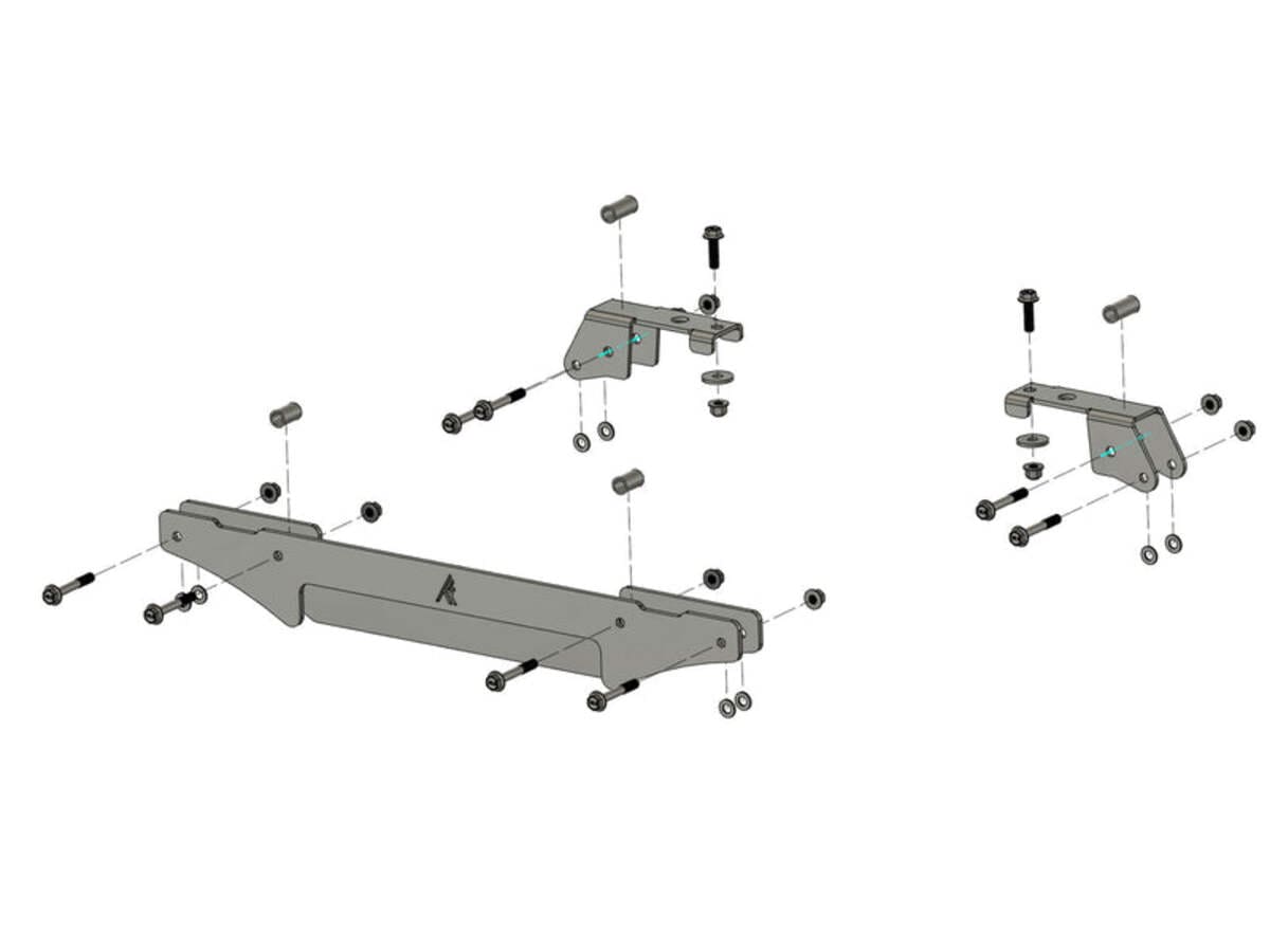 Thumper Fab CF Moto UForce 1000 Bracket Lift Kit - 3 Inch