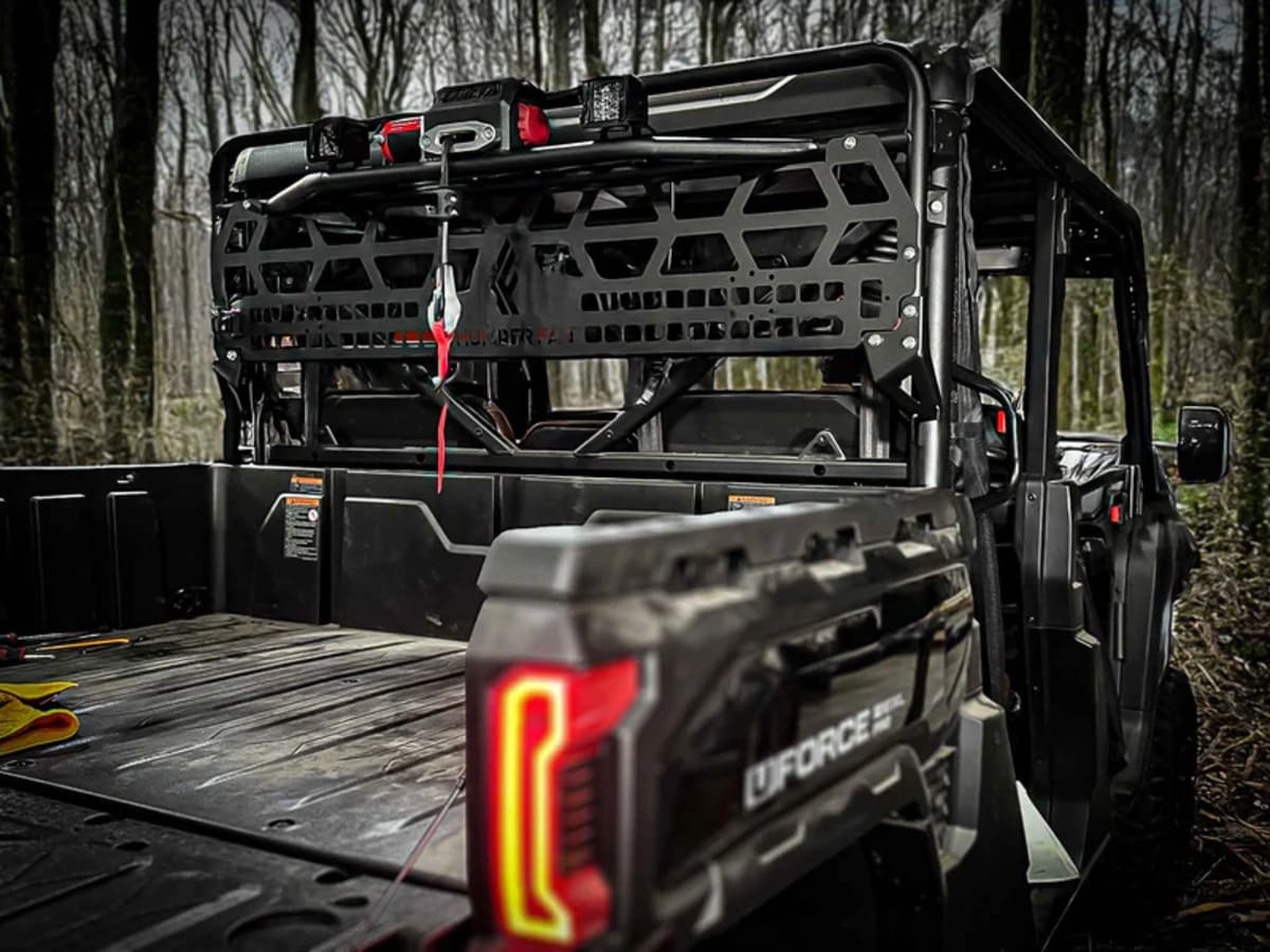 Thumper Fab CF Moto UForce U10 Pro Winch Headache Rack