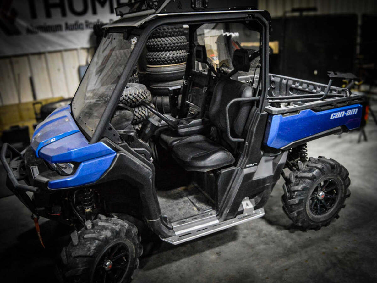Thumper Fab Can-Am Defender Elite Nerf Rails - Single Cab