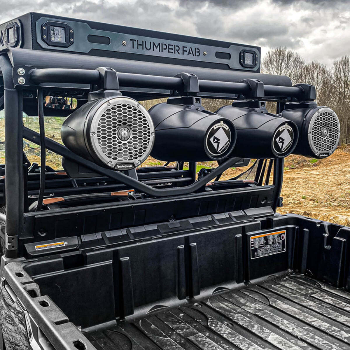 Thumper Fab Can-Am Defender Wake Tower Speaker Bar