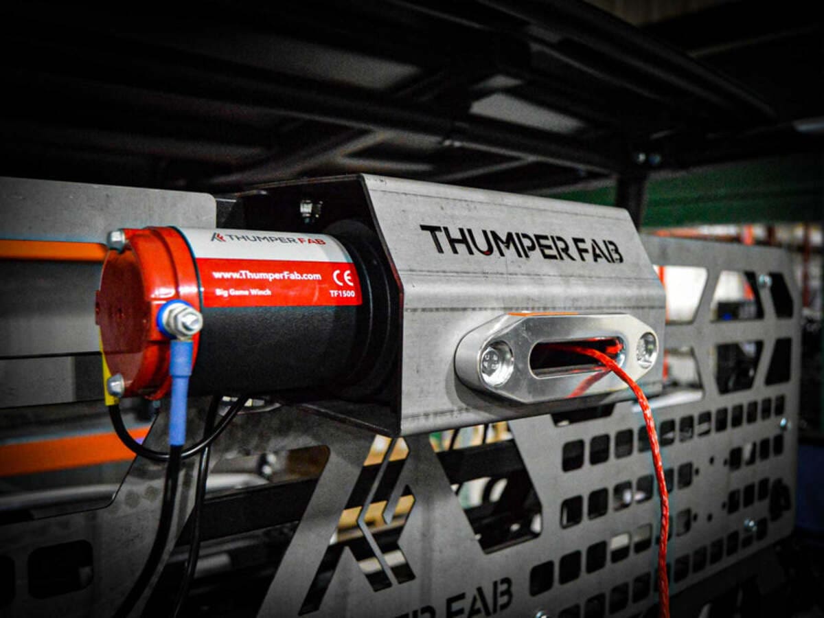 Thumper Fab Kawasaki Mule Pro-FXT Winch Headache Rack